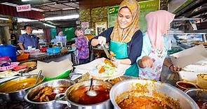 Street Food Malaysia 🇲🇾 NASI KERABU + Malay Food Tour in Kelantan, Malaysia!