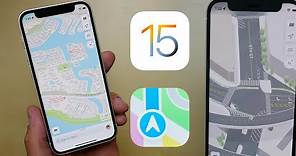 iOS 15: The Redesigned Apple Maps First Look & Changes