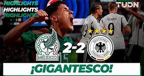 México 2-2 Alemania - HIGHLIGHTS | Amistoso Internacional | TUDN