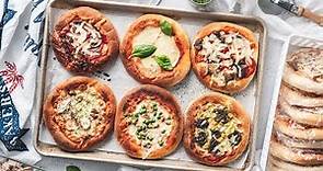 迷你冷凍披薩，如何把冷凍披薩做得好吃？雞肉玉米/蘑菇蔬食/瑪格麗特/明太子海鮮披薩