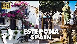 ESTEPONA Spain Costa del Sol Andalucia December Winter Christmas ► Walking Tour 4K ►