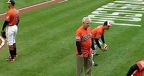 ALCS Gm2: Former Oriole McGregor throws first pitch