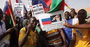 BURKINA FASO | Manifestación de apoyo a la Junta Militar en Uagadugú