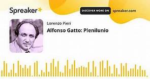Alfonso Gatto: Plenilunio