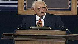 Sparky Anderson gives Hall of Fame induction speech