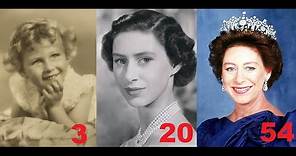 Princess Margaret from 0 to 71 years old