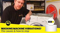 How to Prevent a Washing Machine Shaking and Spinning Noisily
