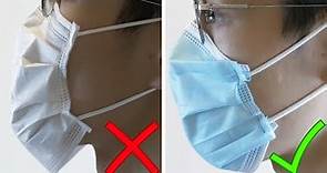 口罩戴整天不舒服？4個口罩DIY方法，把平面口罩變立體口罩，戴得舒服更貼合！4 Ways to Improve Your Surgical Mask Fit
