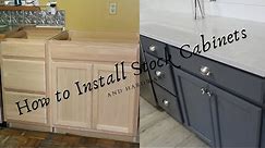 HOW TO INSTALL LOWES STOCK KITCHEN CABINETS: Inexpensive Kitchen Remodel