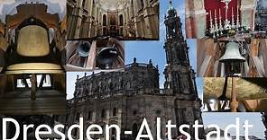 Dresden (DD) Glocken der Kathedral- und ehem. Hofkirche Ss. Trinitatis (Turmaufnahme)