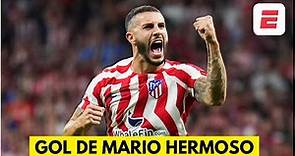 GOL DE MARIO HERMOSO le da VIDA al ATLÉTICO DE MADRID para el 1-2 vs REAL MADRID | La Liga