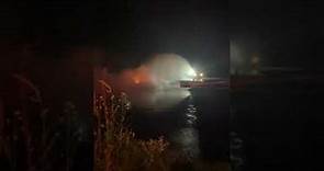 MFD Lake Rescue Team Responds To Boat Fire On Lake Monona