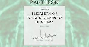 Elizabeth of Poland, Queen of Hungary Biography - Queen consort of Hungary
