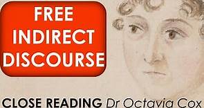How does Jane Austen use Free Indirect Discourse & Narrative Voice in Sense and Sensibility?