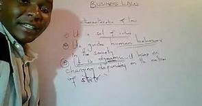 INTRODUCTION TO BUSINESS LAW