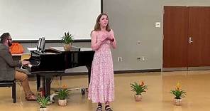 Kendle Coffey - recital 2023 - One Perfect Moment