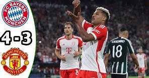 Serge Gnabry Goal - Bayern Munich vs Manchester United 4-3 Highlights | Champions League 2023