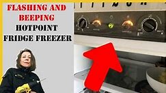 How to: Fix flashing yellow lights, beeping, and a warm fridge on a Hotpoint Fridge Freezer
