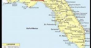 mapa de Florida