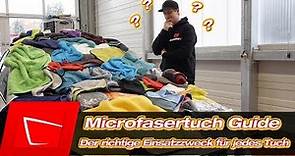 Autopflege Microfasertücher Das richtige Tuch für jeden Einsatzzweck - Anfängerset