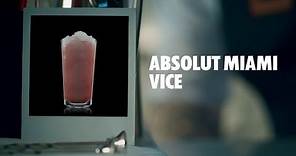 ABSOLUT MIAMI VICE DRINK RECIPE - HOW TO MIX