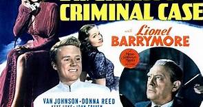 Dr. Gillespie's Criminal Case 1943 with Van Johnson, Donna Reed and Lionel Barrymore