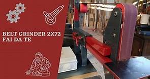 Costruzione smerigliatrice / levigatrice a nastro 2x72 fai da te - Building belt grinder DIY