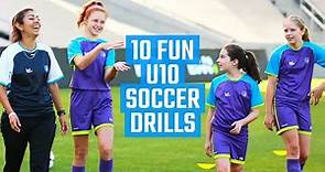 10 Best U10 Soccer Drills | Fun Soccer Drills for Kids
