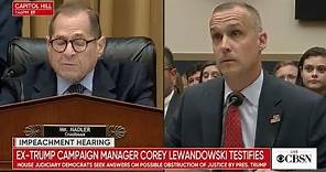 Corey Lewandowski testifies at impeachment hearing before Congress