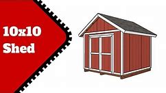 10x10 Shed Plans