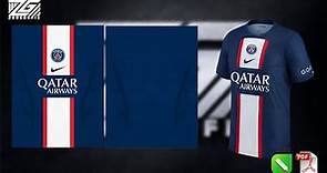 Vector Camiseta PSG 2022/23 Free Download