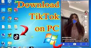how to download tiktok on laptop pc