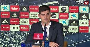 Rueda de prensa de presentación de Courtois como nuevo jugador del Real Madrid
