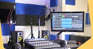Radio Station Equipment for a Professional Studio Setup