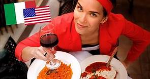 Italian eats at Italian restaurant in Little Italy, NYC