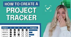 How to Create a Project Tracker in Excel (2 Scenarios)