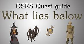 [OSRS] What lies below quest guide