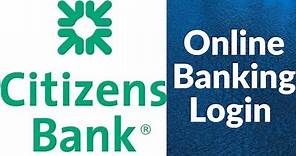 Citizens Bank Online Banking Login | Citizens Bank Online