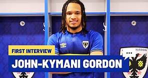 John-Kymani Gordon signs ✍️ | The First Interview 🟡🔵