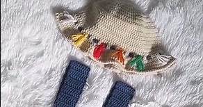 Disfraz de pescador para bebe, tejido a crochet 🐠🎶