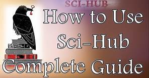 How to Use Sci Hub | Sci hub How to Use Complete tutorial | All problem fixed