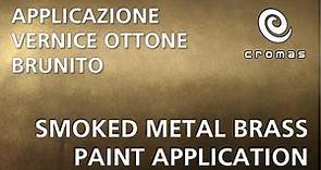 Vernice Effetto OTTONE BRUNITO - Smoked Metal - 81018C - Tutorial Applicazione a Spruzzo