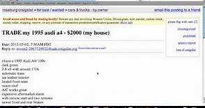 Craigslist Oregon Cities and Towns - How to Search All Pages for Used Cars and Trucks