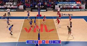 [排球]世界女排聯賽總決賽半決賽：波蘭VS中國