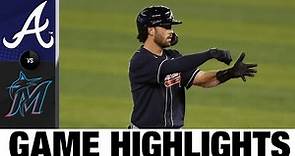 Nick Markakis lifts Braves with 3 RBIs | Braves-Marlins Game Highlights 8/16/20