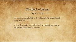 The Book of Psalms 15:1 - 15:5 ✡ Old Testament ✡ King James Bible ✡ KJV (audiobook)