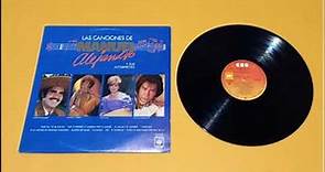 Las Canciones De Manuel Alejandro y Sus Interpretes - Varios (1986) Disco Completo
