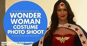 Behind the Scenes of Wonder Woman Costume Photo Shoot
