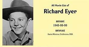 Richard Eyer Movies list Richard Eyer| Filmography of Richard Eyer