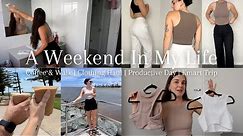 VLOG | A Weekend In My Life | Clothing Haul, Coffee & Walk, Productive Day, Kmart & Officeworks Trip